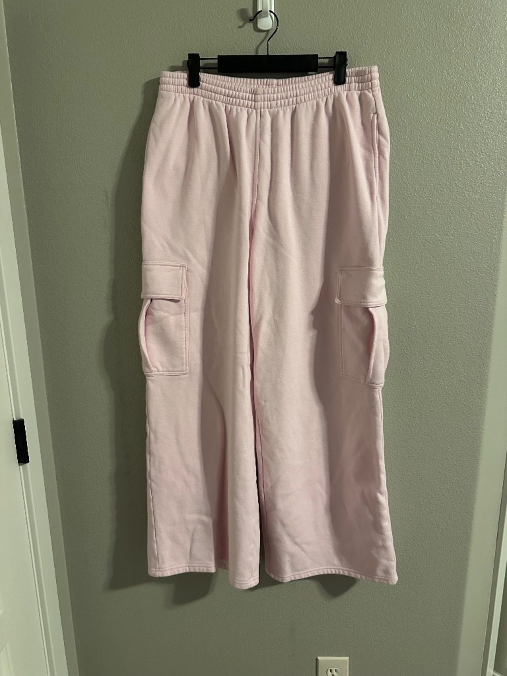 SKIMS Cotton Fleece Oversized Cargo Pant